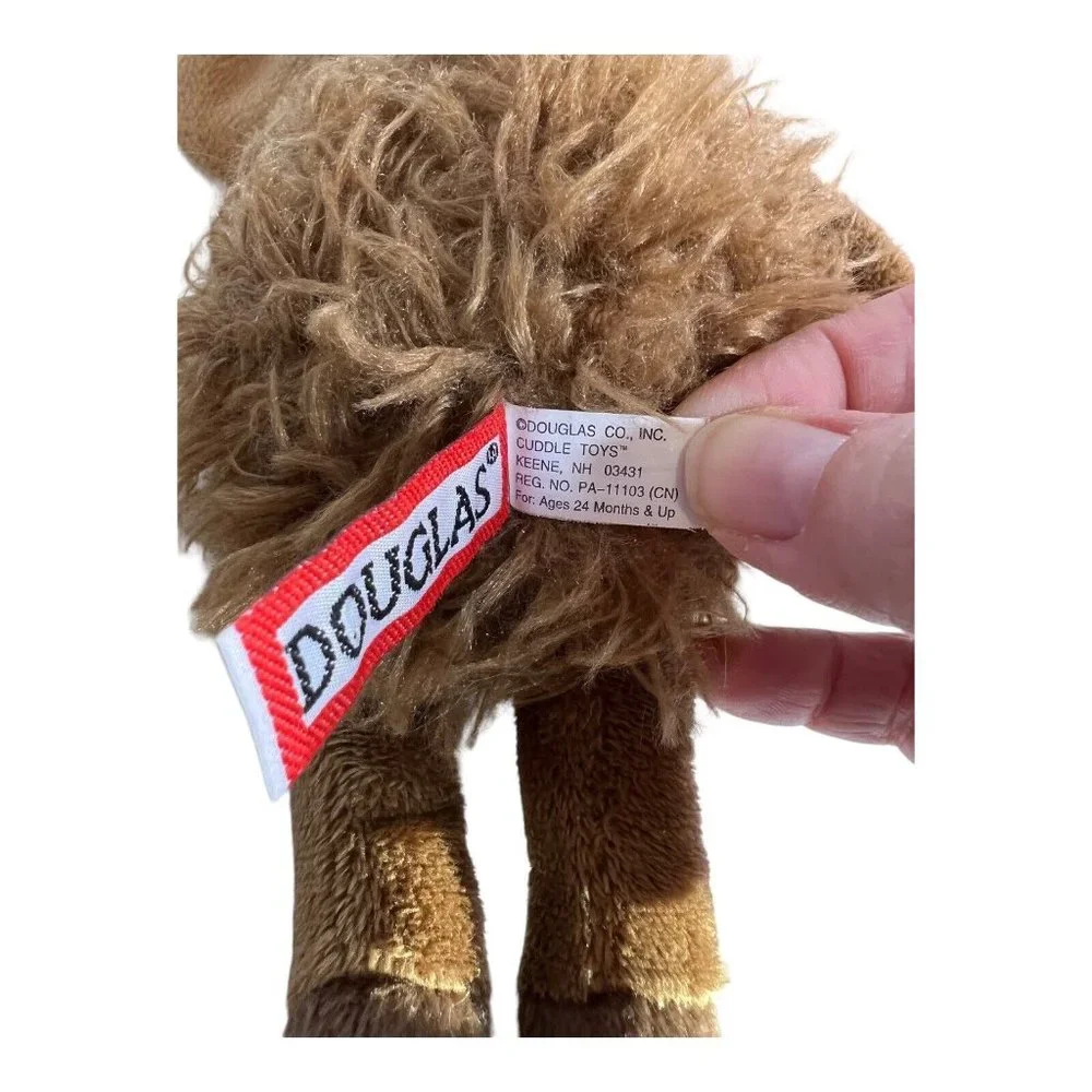 Douglas Bull Moose with Antlers‎ Cuddle Toy Brown Plush 9